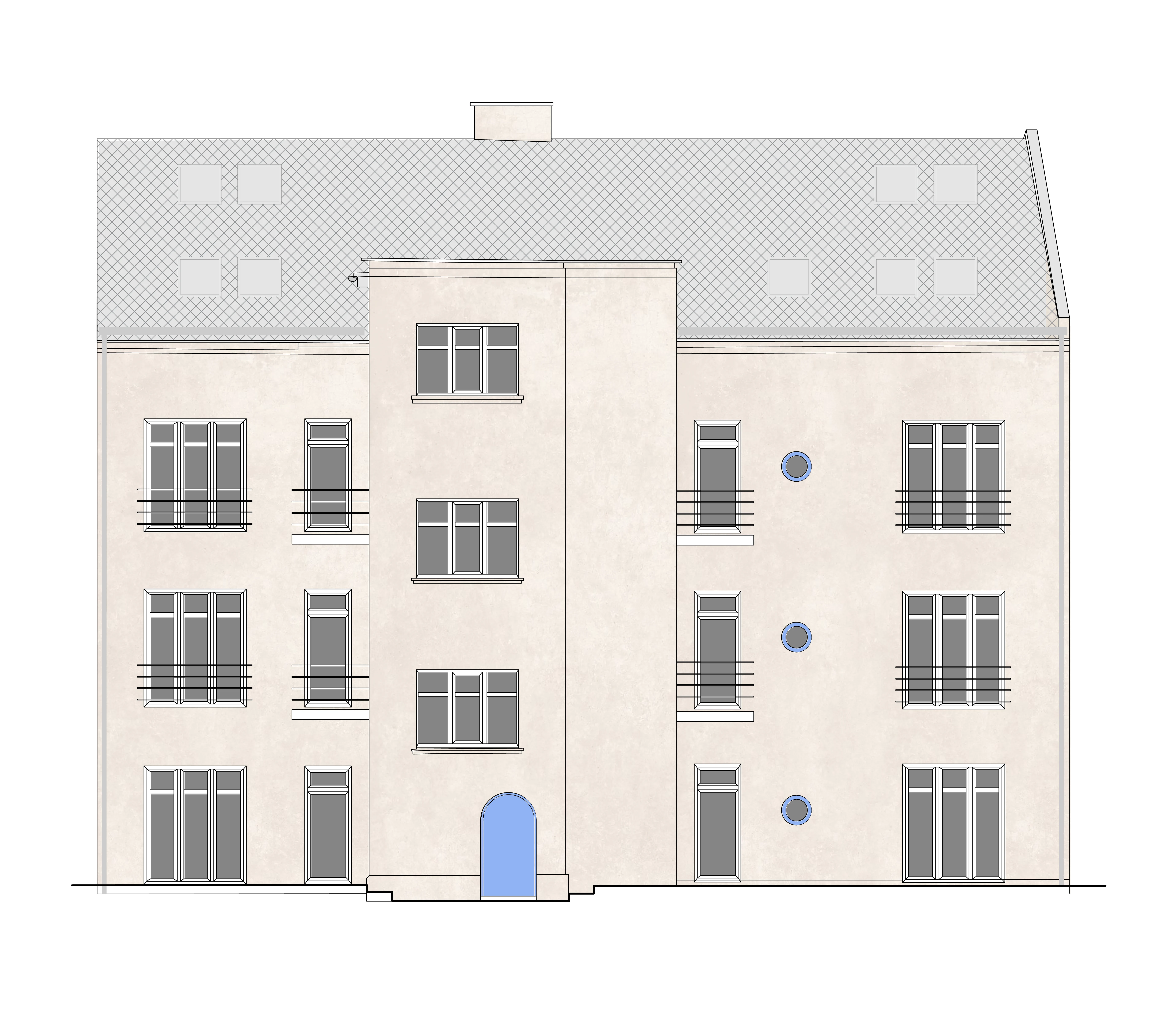 Bytový dům 5. května - exteriér 2